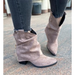 Botki , Damskie , Kowbojki , Lekko Marszczone , Na Słupku