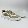 Beżowo-białe sneakersy MONACO