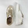 Beżowo-białe sneakersy MONACO