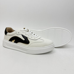 Biało-czarne sneakersy MONACO