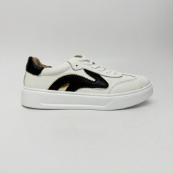 Biało-czarne sneakersy MONACO