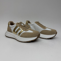 Beżowe sneakersy SAVONA