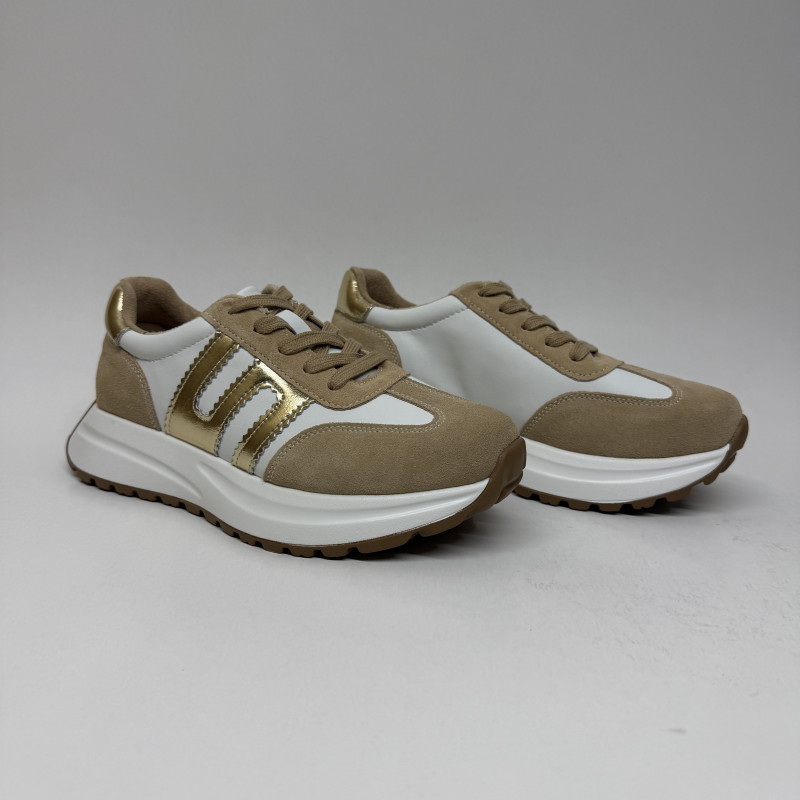 Beżowe sneakersy SAVONA