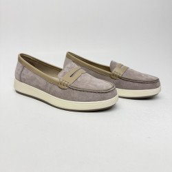 Taupe mokasyny TORINO