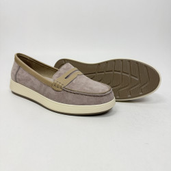 Taupe mokasyny TORINO