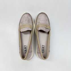 Taupe mokasyny TORINO