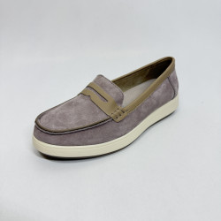 Taupe mokasyny TORINO